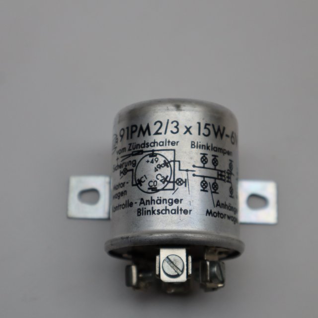 Hella Blinkerrelais 91PM 2/3 * 15W 6V NEU NOS