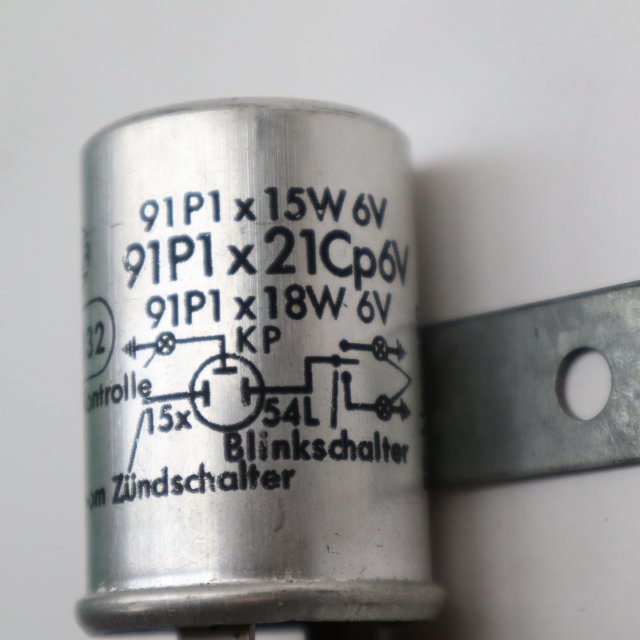 Hella Blinkerrelais 91P1 * 21Cp6v 18w NEU NOS