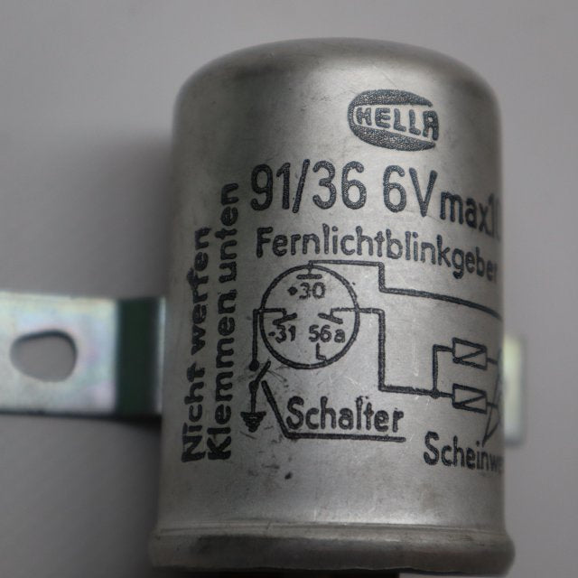 Hella 91 / 36 7v Max 100W Blinkerrelais NEU NOS