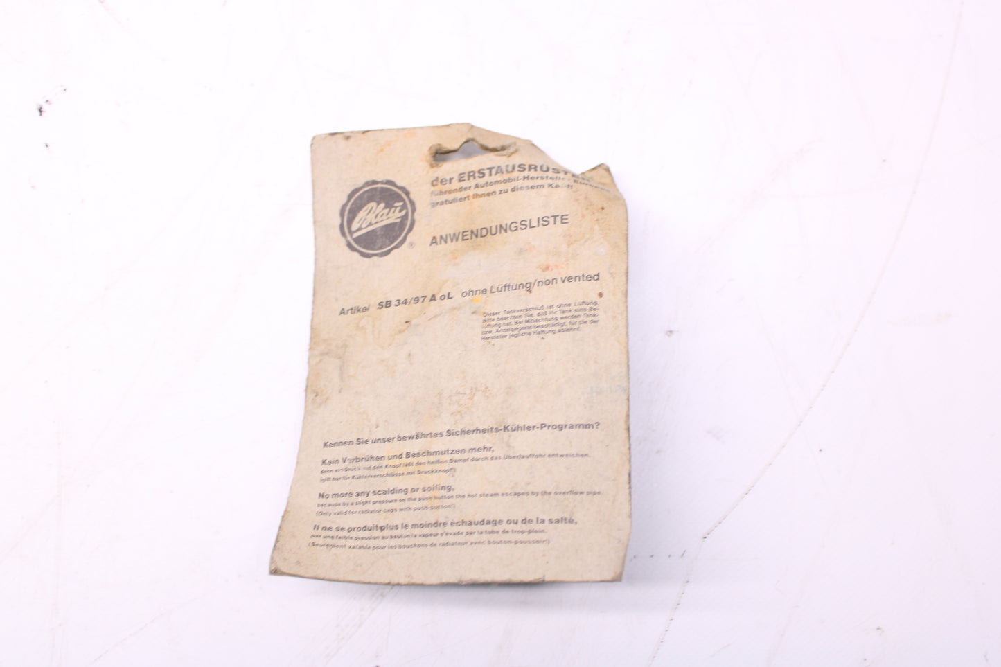 Ford Sierra Tandeckel NEU