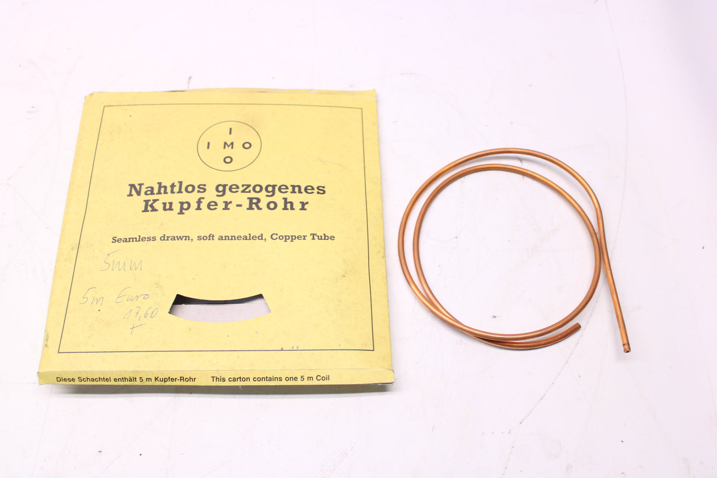 Nahtlos gezogenes Kupfer Rohr Benzin Leitung