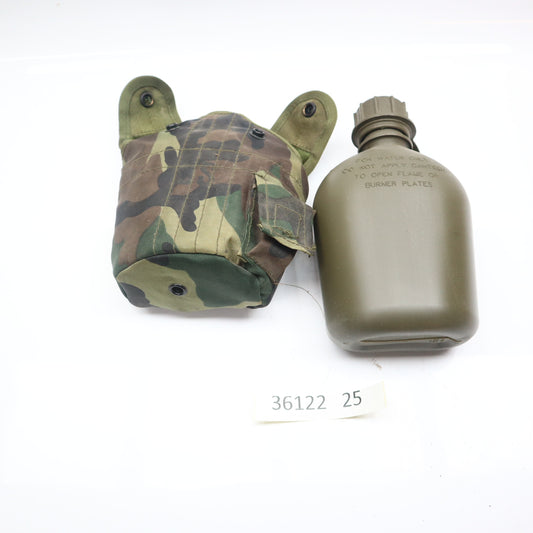 US-Armee M1956 M1961 Kantine Wasserflasche mit Kantinenabdeckung