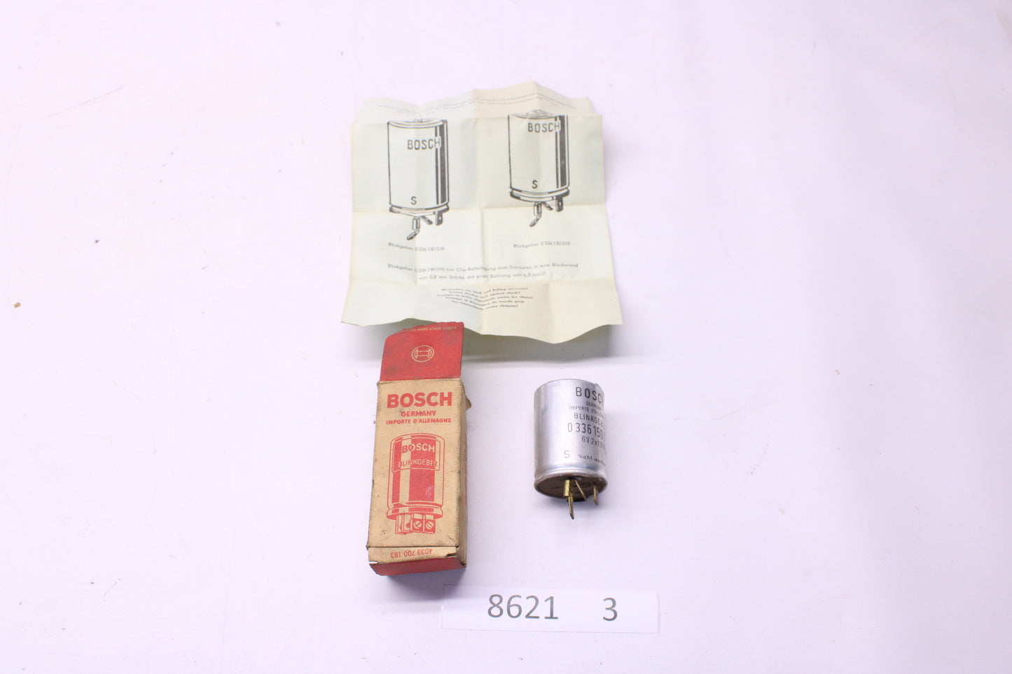 Bosch Blinkgeber 6V 2*18W NEU NOS