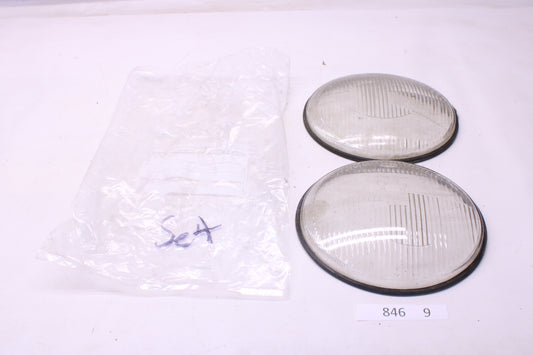 VW Käfer , Dickholmer, Scheinwerferglas SET