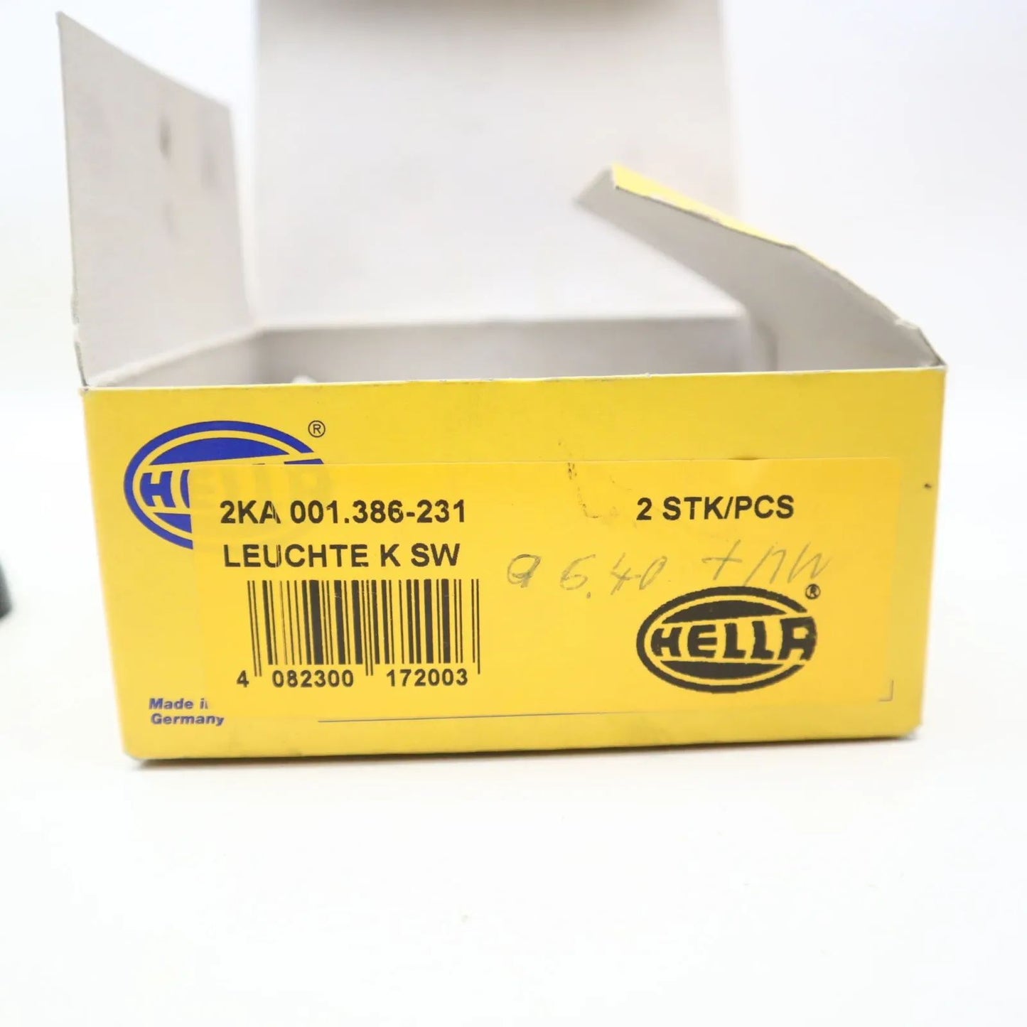 NEU Original Auto / Hella Hella 2ka 001.386-231 Kennzeichen Beleuchtung NOS